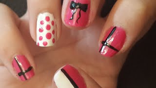 4 Diseños de Uñas Básicos para Principiantes  4 Nail Designs for Beginners [upl. by Lorrie]