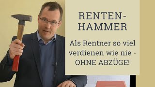 Hinzuverdienstgrenze 2020  Als Rentner jetzt finanziell durchstarten [upl. by Raquel]