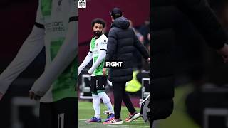 Salah and Klopp Fight💔😤shorts footballsoccer liverpool ronaldo [upl. by Refinnej268]