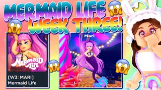 SUPER CUTE MERMAID LIFE WEEK 3 UPDATE THIS EVENT IS SO FUN ROBLOX Mermad Life [upl. by Scotti]