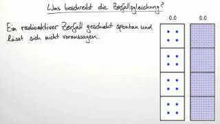 Physik Zerfallsgleichung und Zerfallsreihen  Physik  Atom und Kernphysik [upl. by Chaffin700]