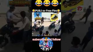 Free Fire vs PUBJ BJMI shorts shortsfeed freefireshorts gaming pubg [upl. by Tati710]