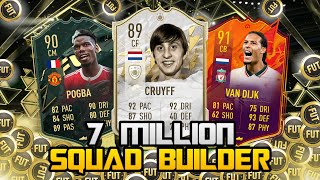 BEST 7 MILLION COIN SQUAD BUILDER ON FIFA 22 INSANE TEAM WITH 89 JOHAN CRUYFF ON FUT 22 [upl. by Vasquez]