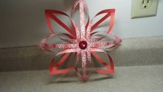 Finnish Star DecorationOrnament  3D paper star [upl. by Erdnoid]