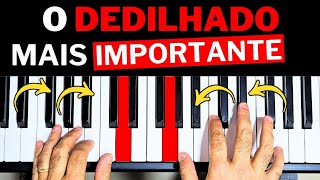 O Dedilhado Mais Importantes para Iniciantes no Teclado é viciante tocálos [upl. by Nosned472]