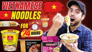 Eating Vietnamese Noodles For 24 Hours  cravingsandcaloriesvlogs [upl. by Desberg391]