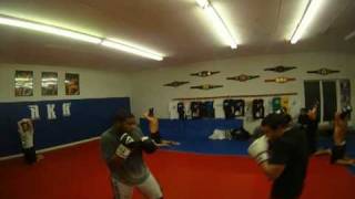 Arlington Kickboxing Academy fight training spar session [upl. by Inad]