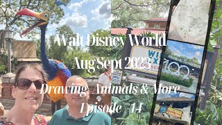 Walt Disney World AugSept 2023  Drawing Animals amp More  Episode 14 [upl. by Spiers]