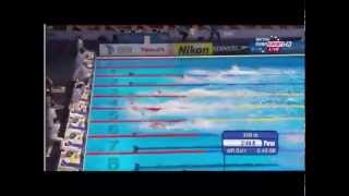 4x100 free relay men Worlds Barcelona 2013 [upl. by Dlanigger]