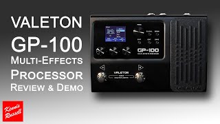 Valeton GP100 MultiEffects Processor  Review amp Demo [upl. by Atikkin975]