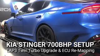 프로스 700BHP 기아 스팅어 GT 터빈업 [upl. by Nipha269]