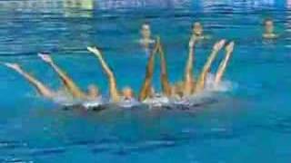 Synchronized Swimming  Brasil Team 2007 Fina World Champio [upl. by Lapides]