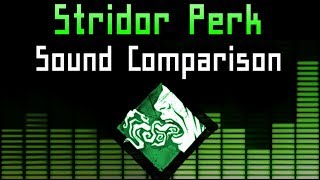 Dead by Daylight  Stridor Perk Sound Comparison [upl. by Seidler]