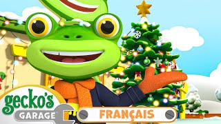 Gecko sauve Noël  Le Garage de Gecko｜Camions pour enfants [upl. by Anaehs803]