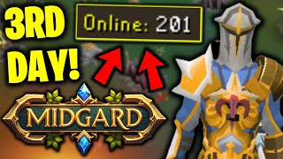 DAY 3 IN THE BEST CUSTOM RSPS OF 2024 BRAND NEW ACCOUNT PROGRESS HUGE GIVEAWAY  Midgard RSPS [upl. by Pang]