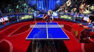 Kinect Sports Table Tennis Gameplay HD [upl. by Dloreh]