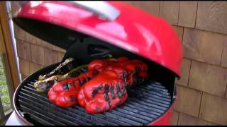 Ribs amp Roasted Peppers On An ELECTRIC GRILL [upl. by Nnylsaj157]