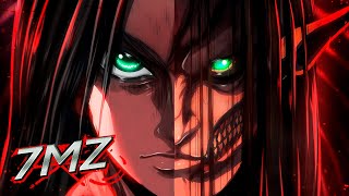 Eren Attack on Titan  AO SOM DO ESTRONDO  7 Minutoz [upl. by Naneek]