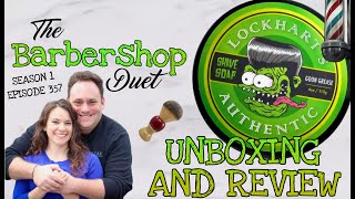 The Barbershop Duet  Goon Grease Shave Soap by Lockhart’s Authentic  Unboxing and Review [upl. by Lindsay125]