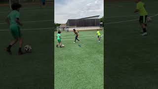 Mini Ronaldo et mini Mbappé contre un football pro 😱 [upl. by Anahsor]