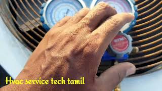 R407c gas charging Tamilpool Heat pumpதமிழ் hvacservicetechtamil [upl. by Normac242]