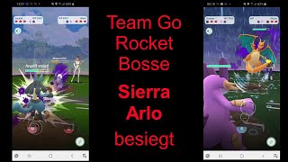 Team GO Rocket Bosse Sierra und Arlo besiegt  Pokemon GO Deutsch 046  Opas Lets Play [upl. by Naitsirhk996]