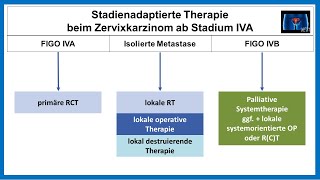 Stadienadaptierte Therapie beim Zervixkarzinom ab FIGO IV A  Strahlentherapie Prof Hilke Vorwerk [upl. by Retla635]