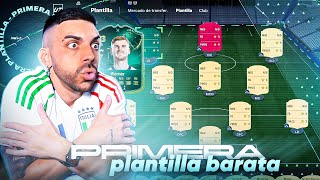 MI 1ª PLANTILLA BARATA PARA EMPEZAR EA FC 25  DjMaRiiO [upl. by Demodena]