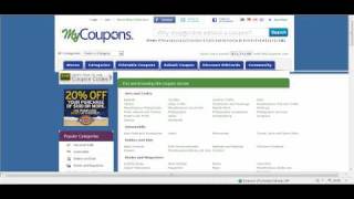 How To Use Online Coupons and Coupon Codes  MyCouponscom [upl. by Burrows]