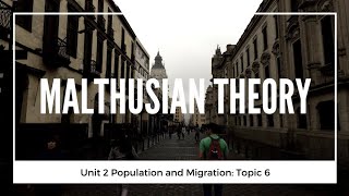 26 Malthusian Theory Unit 2 Population amp Migration Topic 6 of AP Human Geography [upl. by Naget]