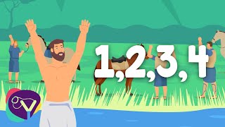 Naaman 1234 animated with lyrics  Bible songs for kids [upl. by Jesher83]