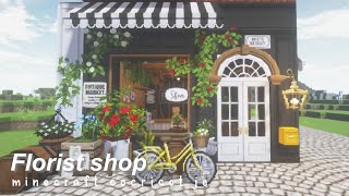 Minecraft  Florist shop🧺🌻 [upl. by Niamert679]