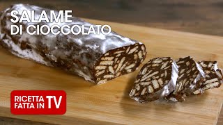 Ricetta facile del SALAME DI CIOCCOLATO di Benedetta Rossi  Ricetta TV Fatto in Casa per Voi [upl. by Dustie852]