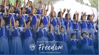 Freedom  JMCIM Marilao Bulacan Children Choir  March 31 2024 Sunday General Service [upl. by Anivek744]