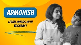 Admonish Meaning  How to Pronounce Admonish  Build Your Vocabulary  Admonish Meaning in Hindi [upl. by Aisitel]