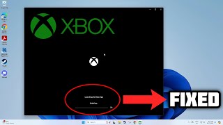 How to fix Xbox App stuck at quotlaunching Xbox Appquot In PC windows 11  2024 [upl. by Ylrehc]