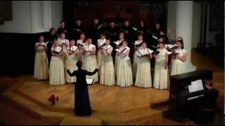 Calme de nuits  Camille SaintSaens  mixed choir Decoro Latvia [upl. by Maletta695]