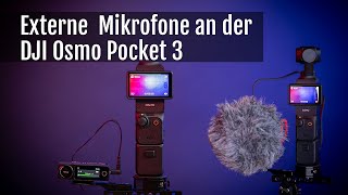 Externes Mikrofon an der DJI Osmo Pocket 3 – wie geht das [upl. by Saqaw723]