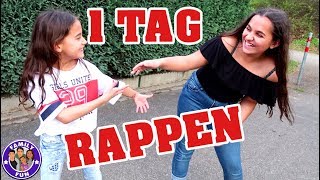 1 TAG nur RAPPEN  ganze Familie rappt  Family Fun [upl. by Bell]