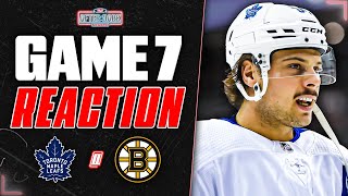 Maple Leafs vs Boston Bruins LIVE POST GAME ft Nick Alberga amp Jay Rosehill  Round 1 Game 7 [upl. by Nelli]