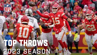 Top Throws of The 2023 Regular Season  NFL Highlights [upl. by Leonid604]