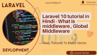 Laravel 10 tutorial in Hindi  What is middleware  Global Middleware [upl. by Weintrob]