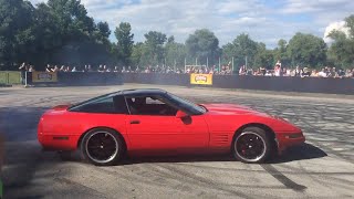 94 Chevrolet Corvette burnout amp donuts [upl. by Seabrook]