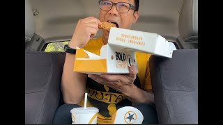 ASMR Mukbang CHURCHS TEXAS CHICKEN Crispy Skin plus Fries Mouth Eating Sounds [upl. by Naasah349]