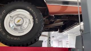 1972 Chevrolet K20  Undercarriage [upl. by Htebsle]