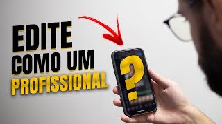 Como EDITAR FOTOS Profissionais pelo Celular ATUALIZADO [upl. by Eilatan]