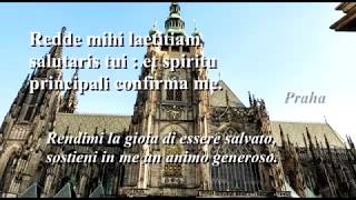 MISERERE MEI DEUS Salmo 50 51 Latino Italiano [upl. by Ahsenauj]