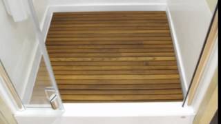 Teak Shower MatsQuality TeakTeak Shower Mat LargeTeak Wood Shower FloorTeak Wood Shower Mat [upl. by Ruelle]