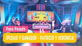 Peso Pesado  Tercer pesaje y ganador de una cirugia  Patricio y Verónica  Mega [upl. by Phylys296]