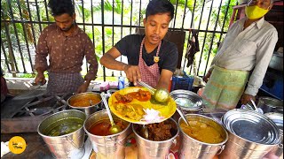 Unlimited Lunch Thali 20 NonVeg Varieties Rs 100 Only l Hyderabad Street Food [upl. by Rockwell280]